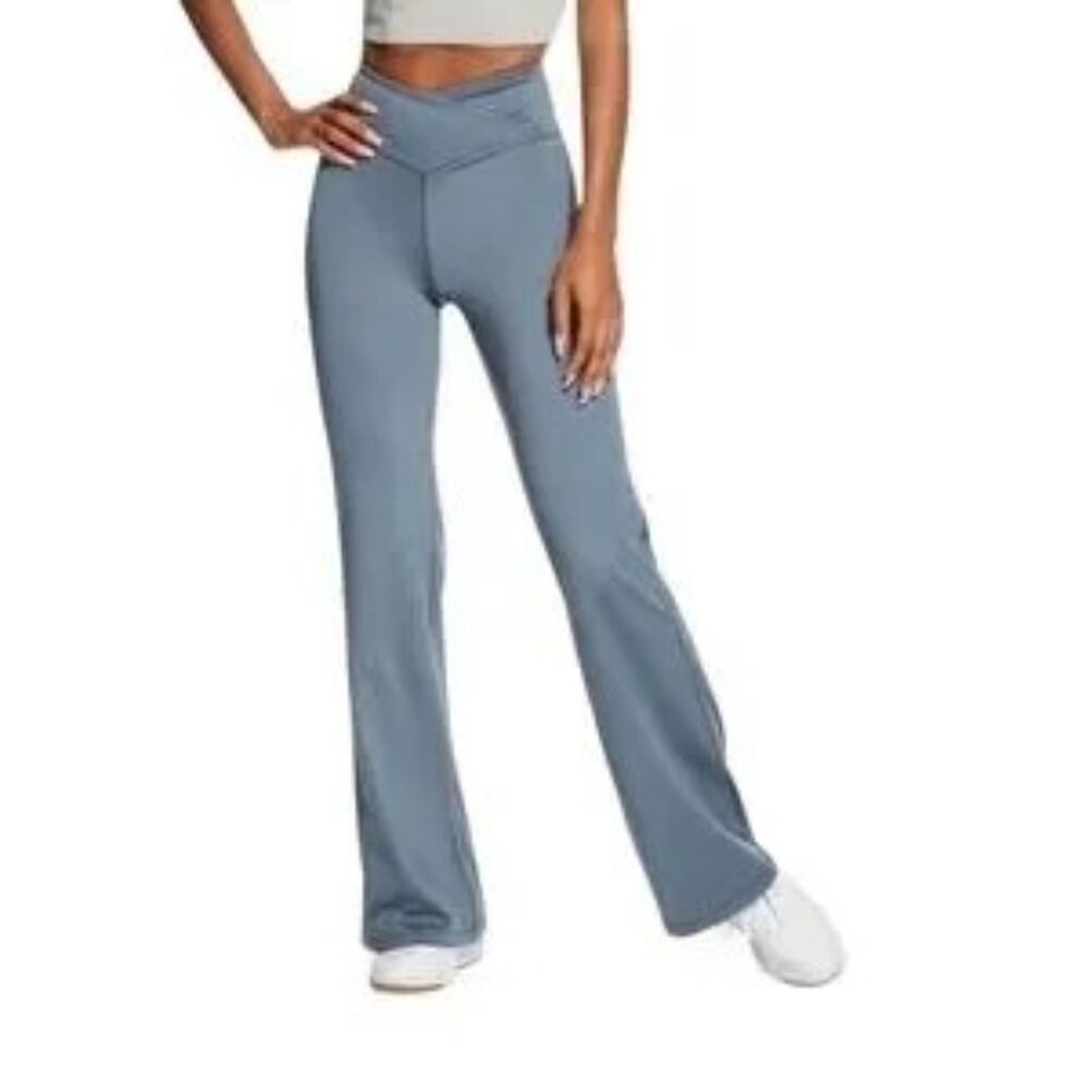 Aeropostale Flex Crossover High-rise Flare Pants